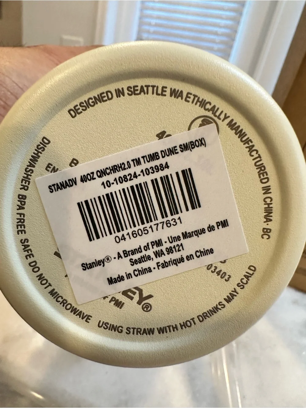 Stanley Disney Mickey Mouse Cream & Gold Limited Edition 40oz Quencher Tumbler - Picture 8 of 11